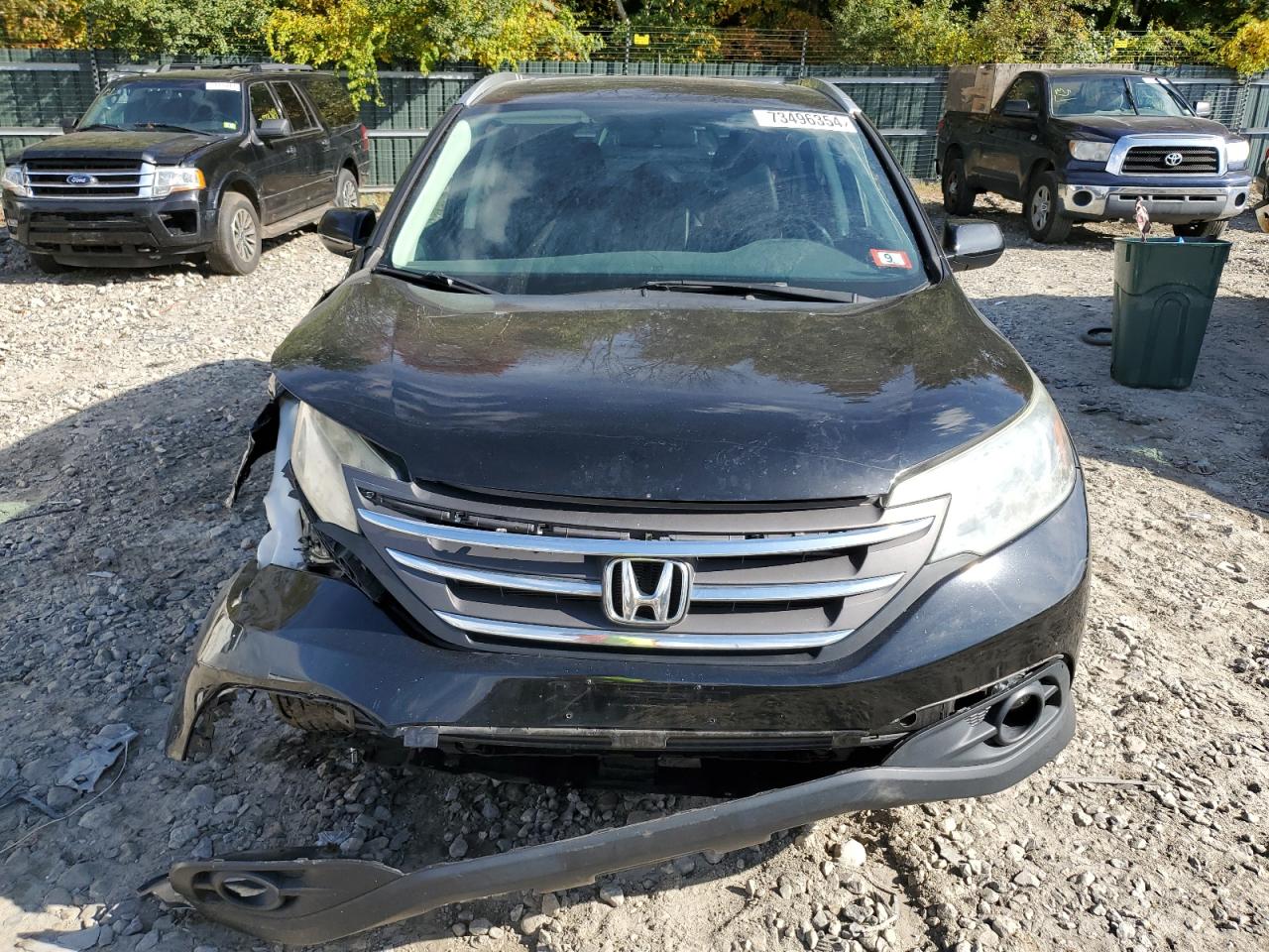 2014 Honda CR-V VIN 2HKRM4H7XEH684585 Copart auction photo, front end damage thumbnail 5