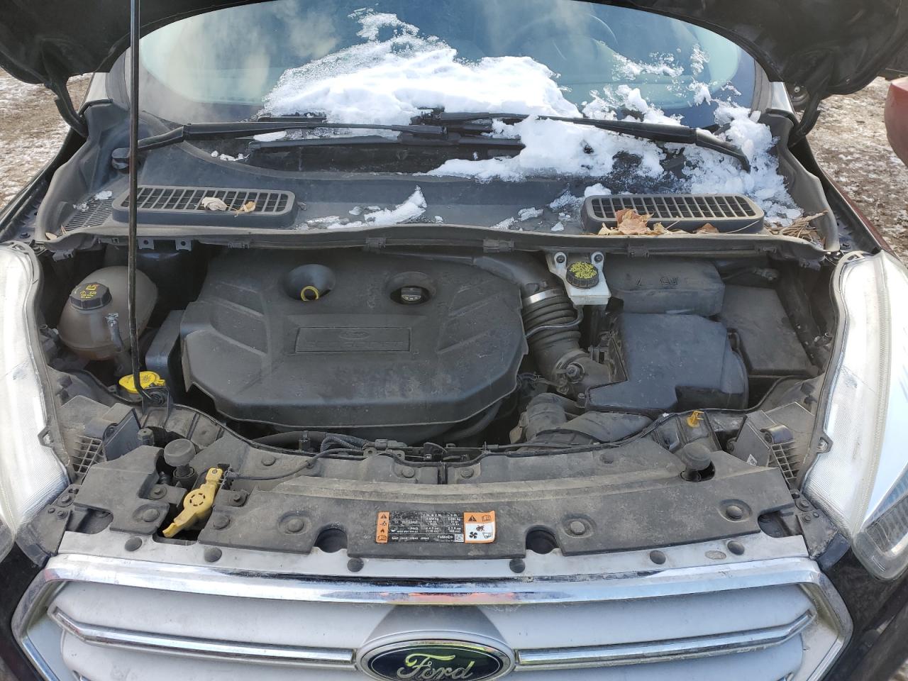 2018 Ford Escape VIN 1FMCU9J97JUB17566 Copart auction photo, side damage thumbnail 12