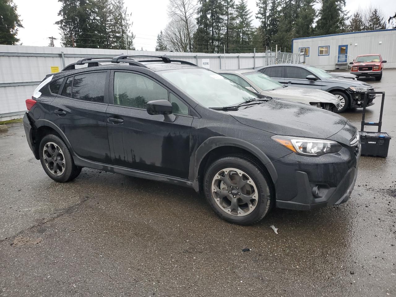 2021 Subaru XV VIN JF2GTAEC0M8333807 Copart auction photo, rear end / side damage thumbnail 4
