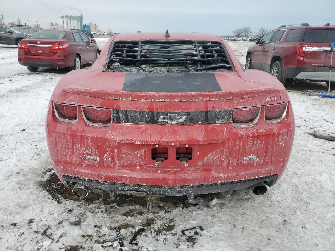 2010 Chevrolet Camaro VIN 2G1FK1EJ5A9108674 Copart auction photo, front end / rear end damage thumbnail 6