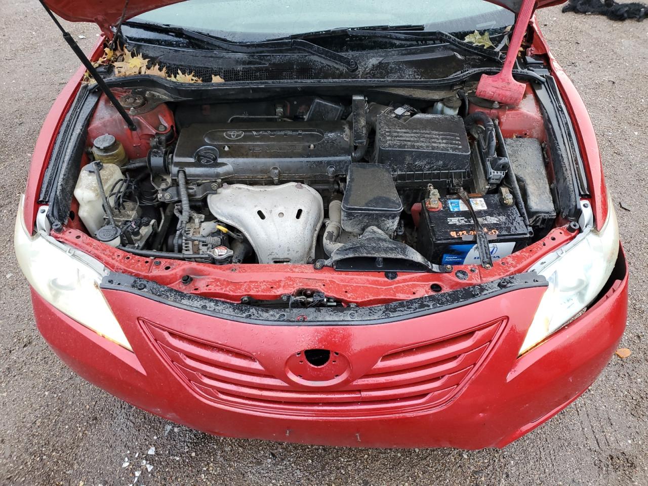 2007 Toyota Camry VIN 4T1BE46K27U027368 Copart auction photo, front end / side damage thumbnail 11
