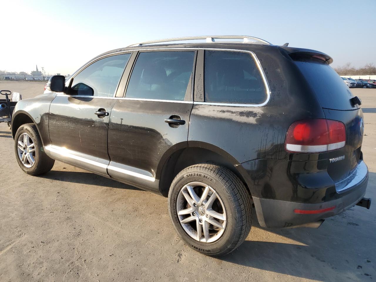 2009 Volkswagen Touareg VIN WVGBE77L29D022277 Copart auction photo, front end / side damage thumbnail 2
