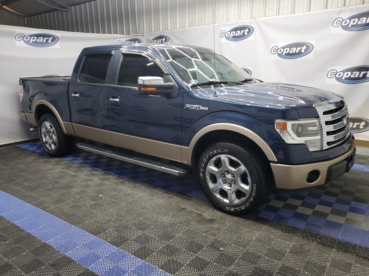 2014 Ford F-150 VIN 1FTFW1CF1EFC25496 Copart auction photo, side damage thumbnail 4