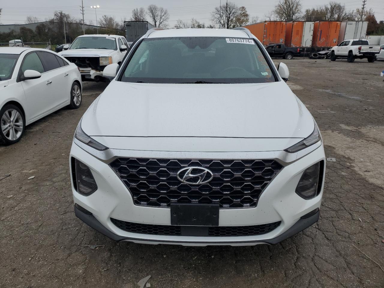 2020 Hyundai Santa Fe VIN 5NMS3CAD2LH267745 Copart auction photo, side damage thumbnail 5