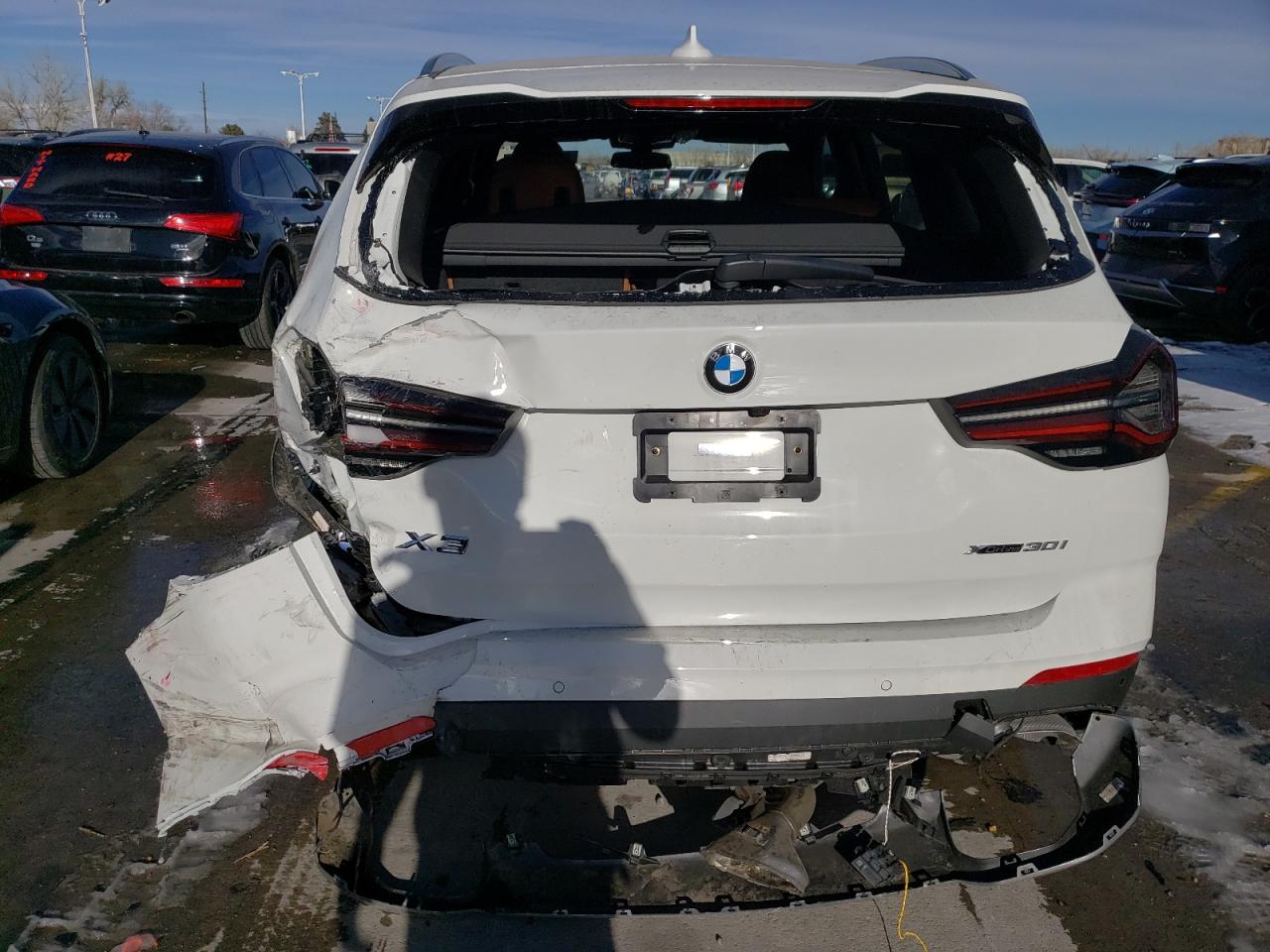 2024 BMW X3 VIN 5UX53DP08R9W18071 Copart auction photo, rear end / front end damage thumbnail 6