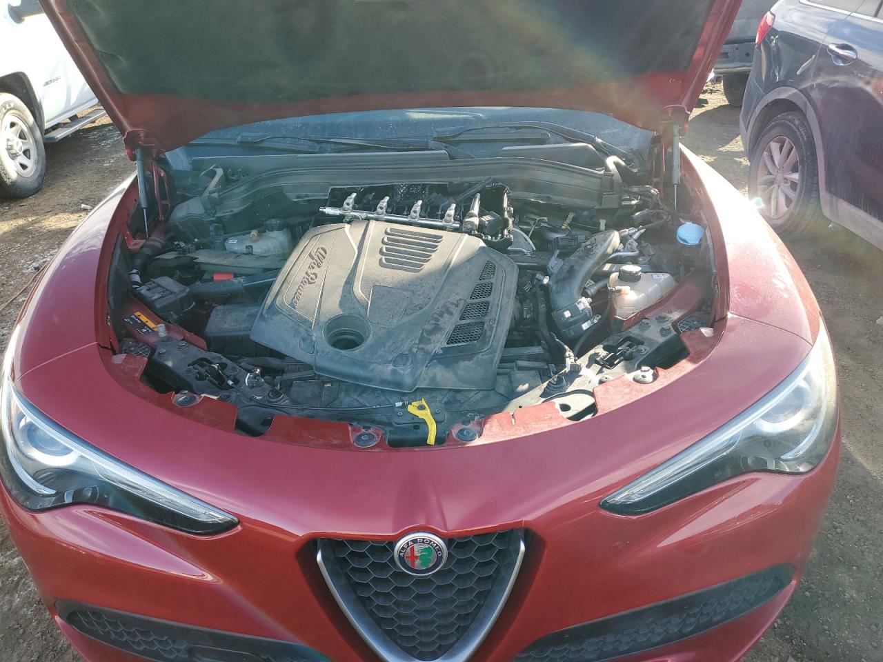 2020 Alfa Romeo Stelvio VIN ZASPAKBN2L7C76019 Copart auction photo, mechanical damage thumbnail 12