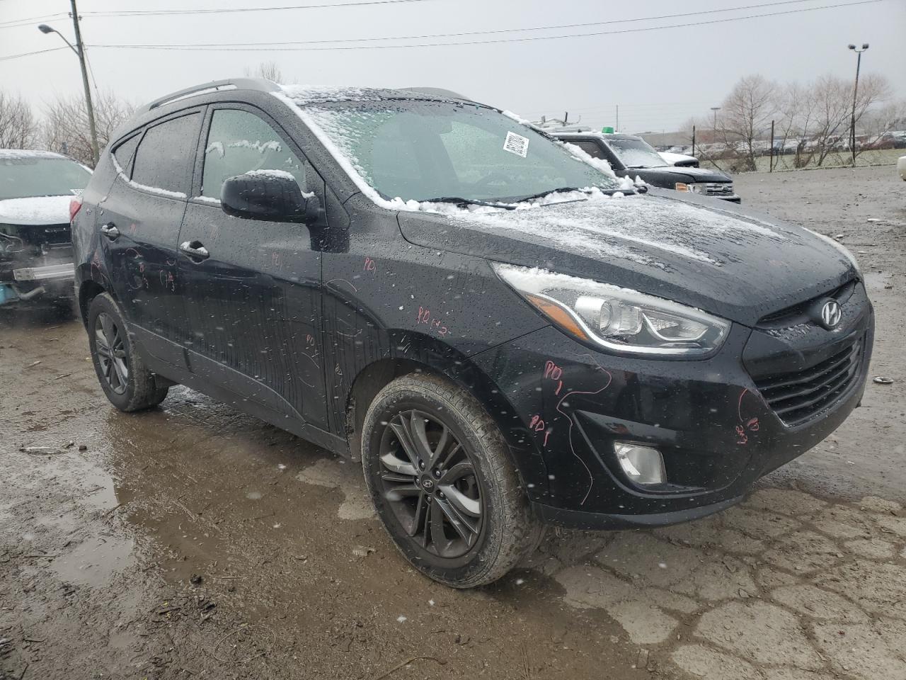 2015 Hyundai Tucson VIN KM8JU3AG4FU115154 Copart auction photo, all over / minor dent/scratches damage thumbnail 4