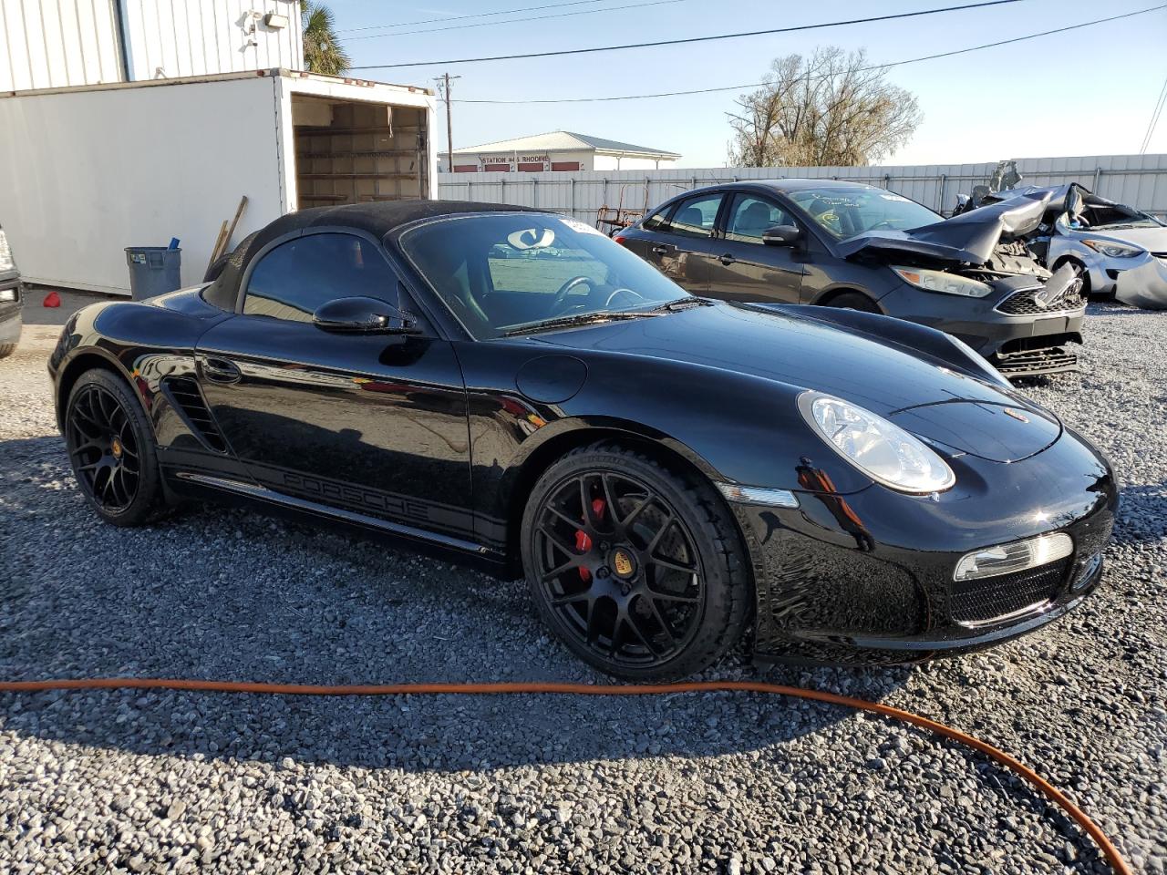 2005 Porsche Boxster VIN WP0CB29865U732015 Copart auction photo, water/flood damage thumbnail 4