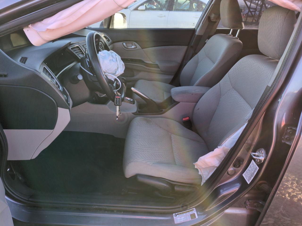 2014 Honda Civic VIN 19XFB2F5XEE263761 Copart auction photo, side / front end damage thumbnail 7