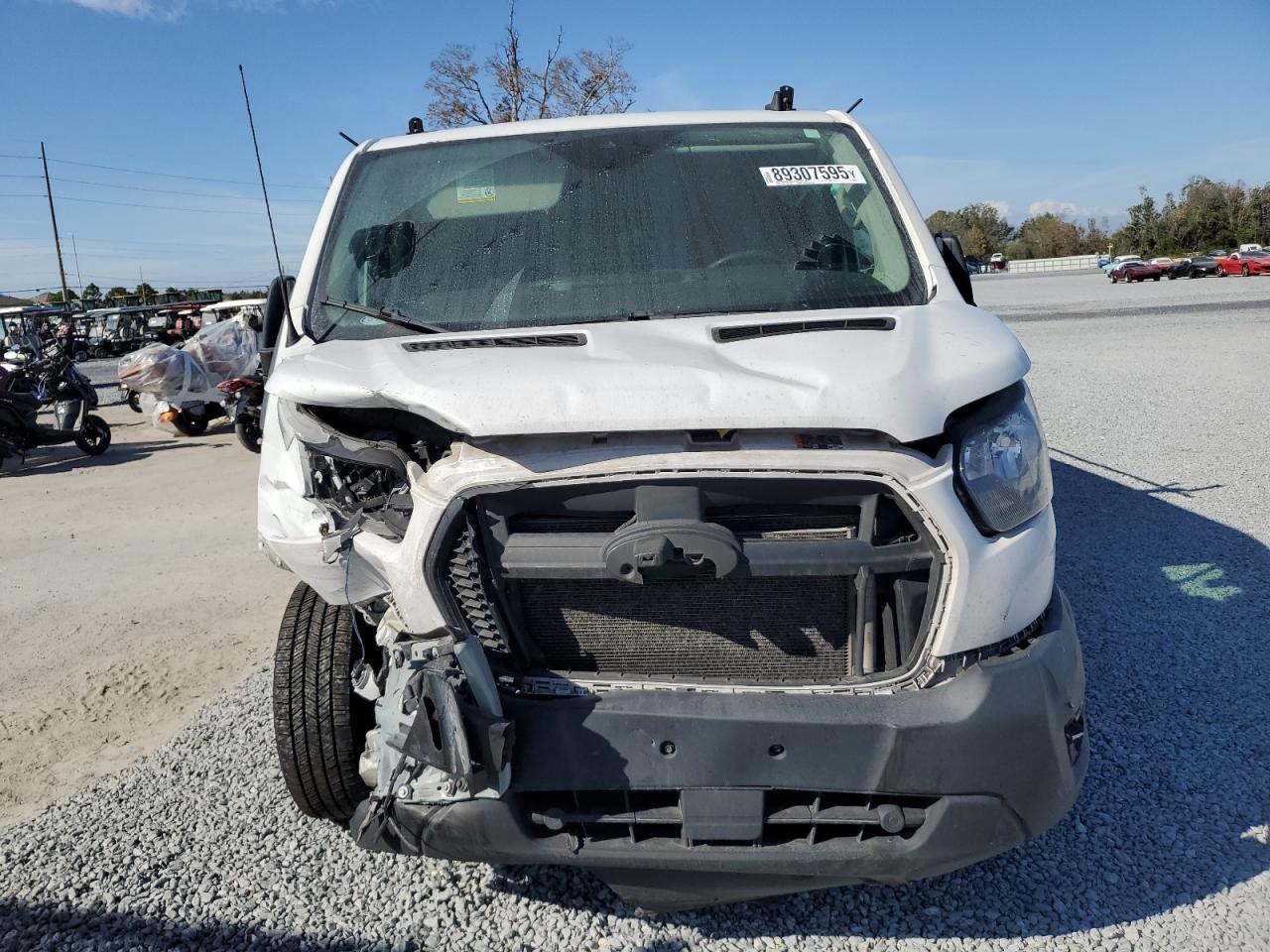 2021 Ford Transit VIN 1FTYE1Y82MKA06915 Copart auction photo, front end damage thumbnail 5