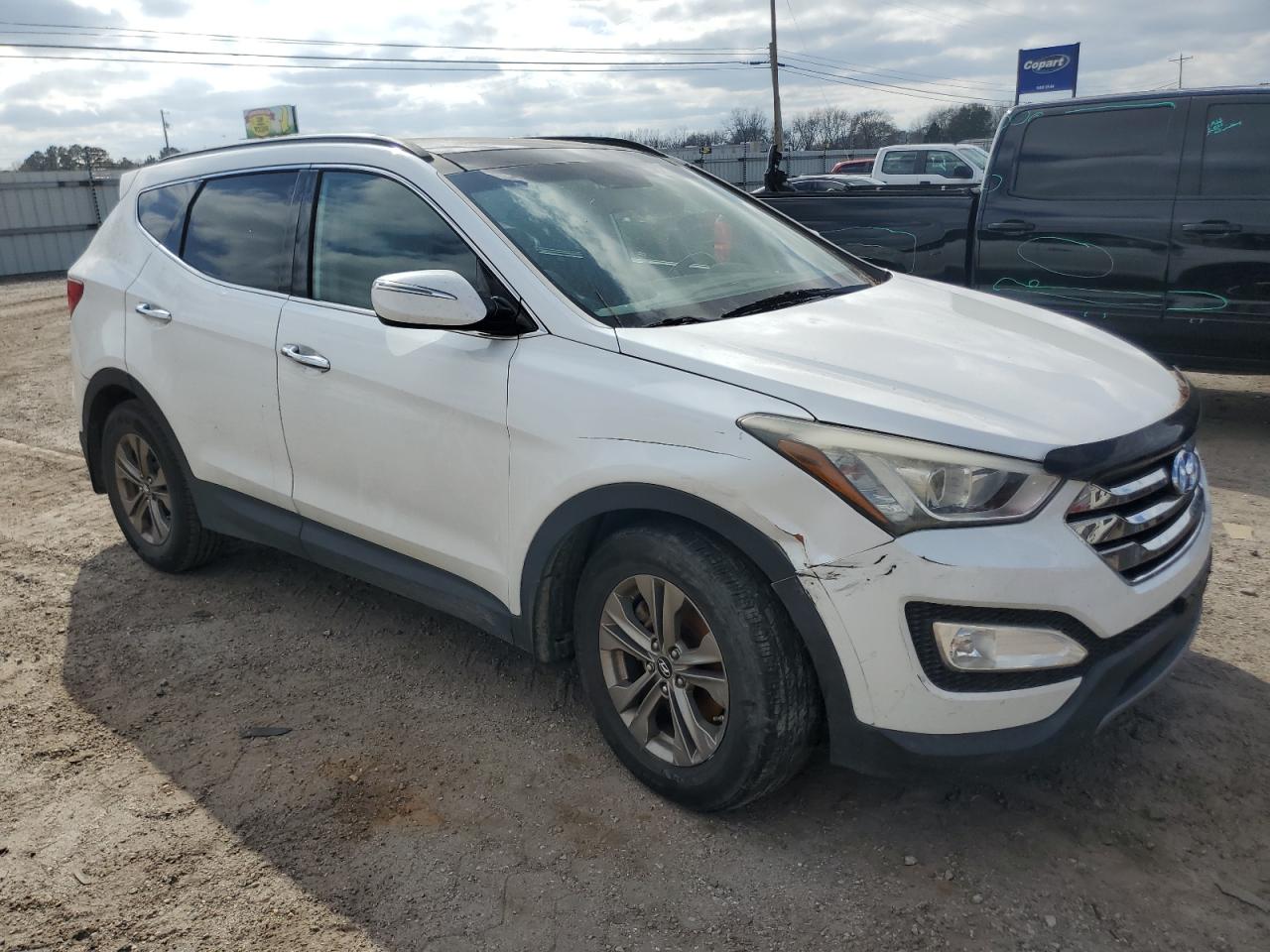 2014 Hyundai Santa Fe VIN 5XYZU3LB5EG140458 Copart auction photo, front end damage thumbnail 4