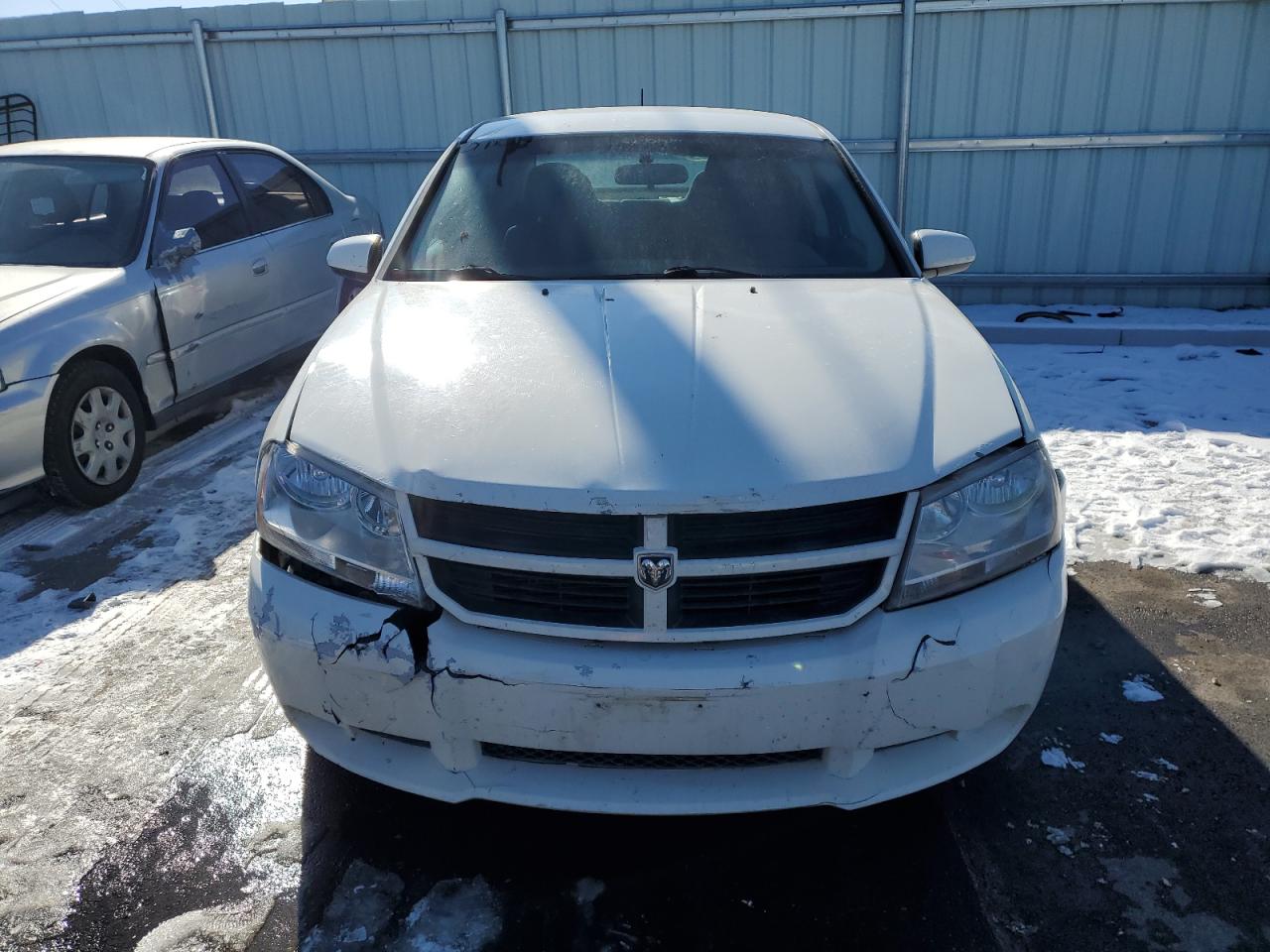 2010 Dodge Avenger VIN 1B3CC4FD2AN195613 Copart auction photo, front end damage thumbnail 5