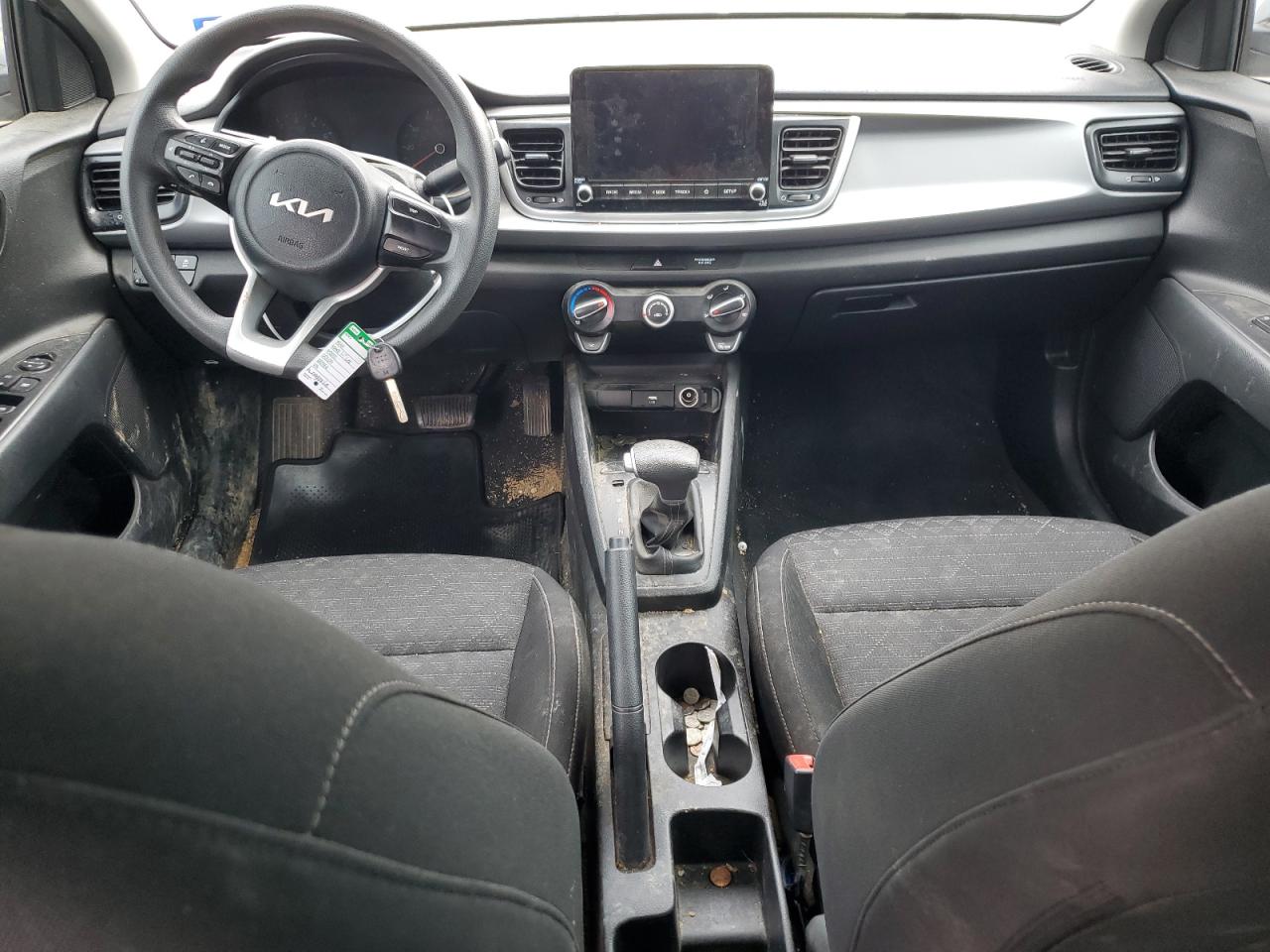 2022 KIA Rio VIN 3KPA24AD1NE479034 Copart auction photo, front end / minor dent/scratches damage thumbnail 8