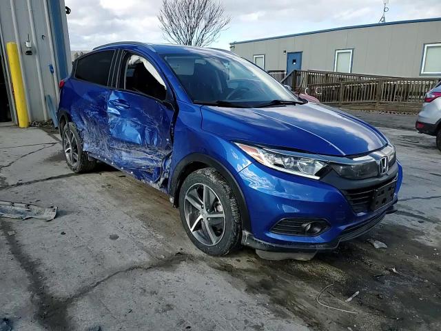 2021 Honda HR-V VIN 3CZRU6H5XMM750744 Copart auction photo, side damage thumbnail 11