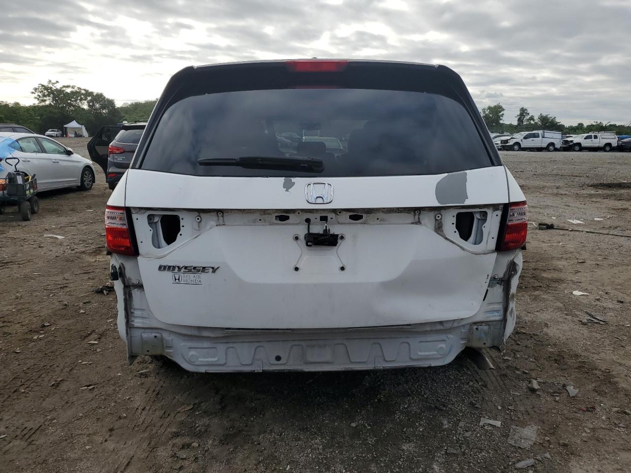 2012 Honda Odyssey VIN 5FNRL5H62CB088995 Copart auction photo, rear end damage thumbnail 6