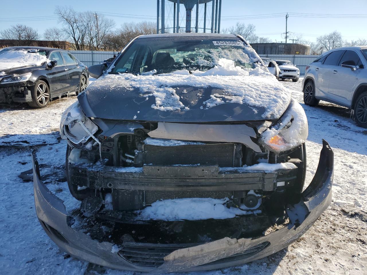 2017 Hyundai Accent VIN KMHCT4AE5HU373783 Copart auction photo, rear end / front end damage thumbnail 5