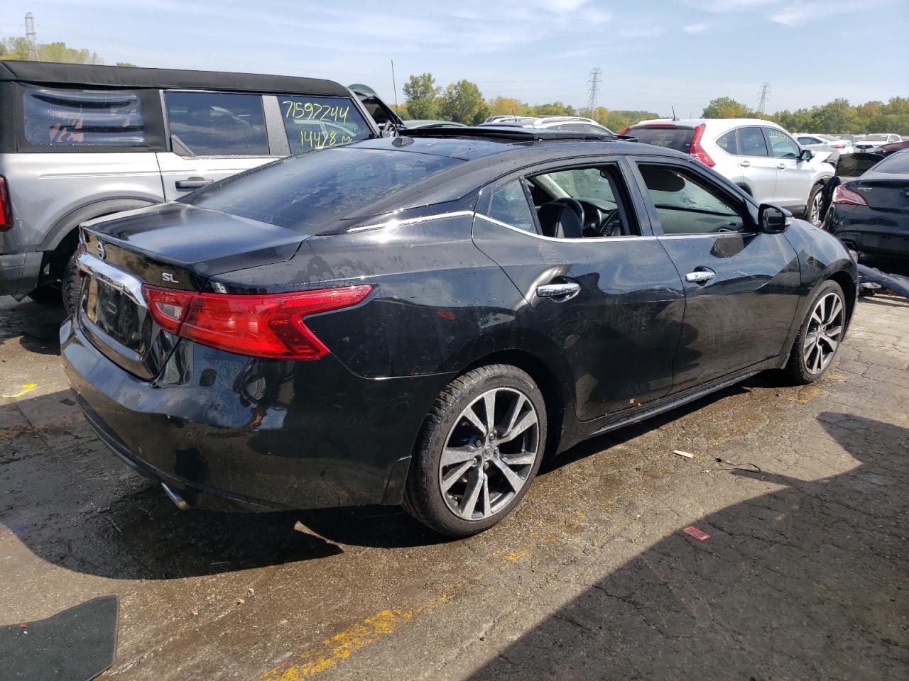 2016 Nissan Maxima VIN 1N4AA6AP5GC439175 Copart auction photo, vandalism / side damage thumbnail 3