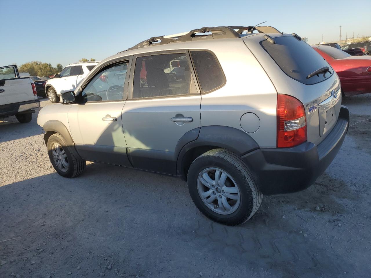 2007 Hyundai Tucson VIN KM8JN12D47U671407 Copart auction photo, front end damage thumbnail 2