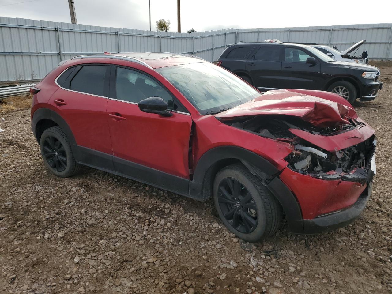 2021 Mazda CX-30 VIN 3MVDMBDY8MM248161 Copart auction photo, front end / undercarriage damage thumbnail 4