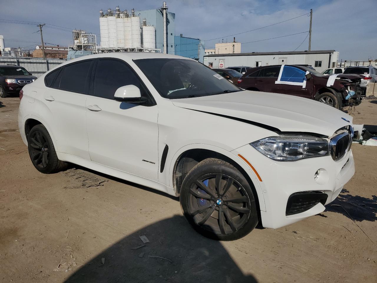 2019 BMW X6 VIN 5UXKU2C55K0Z63252 Copart auction photo, front end damage thumbnail 4
