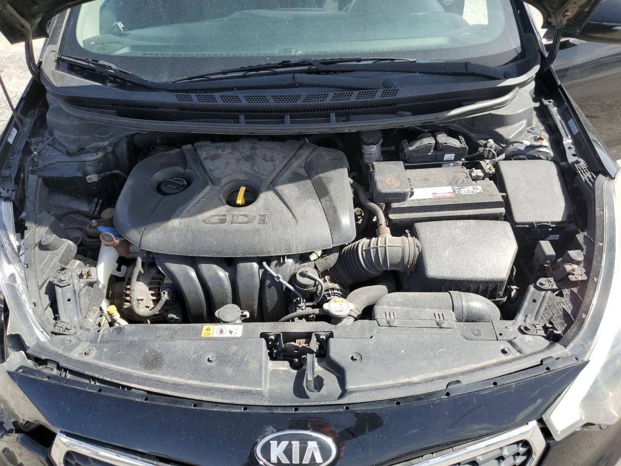 2014 KIA Forte VIN KNAFX4A80E5055959 Copart auction photo, mechanical / front end damage thumbnail 11