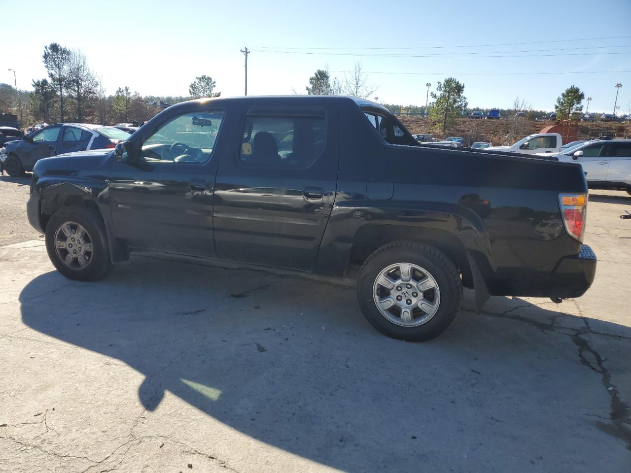 2007 Honda Ridgeline VIN 2HJYK16477H532991 Copart auction photo, side damage thumbnail 2