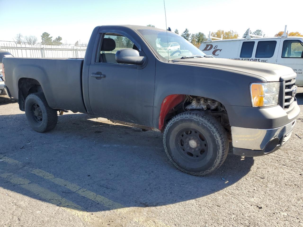 2009 GMC Sierra VIN 1GTHK44K69F137048 Copart auction photo, rear end damage thumbnail 4
