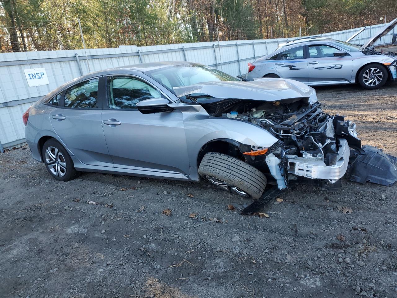 2018 Honda Civic VIN 19XFC2F56JE003803 Copart auction photo, front end / minor dent/scratches damage thumbnail 4