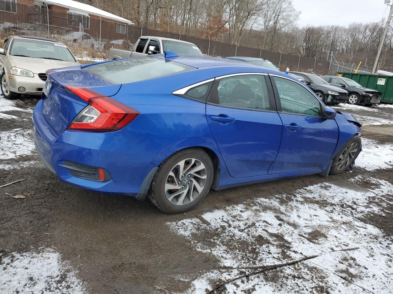 2018 Honda Civic VIN 2HGFC2F70JH544739 Copart auction photo, front end / minor dent/scratches damage thumbnail 3