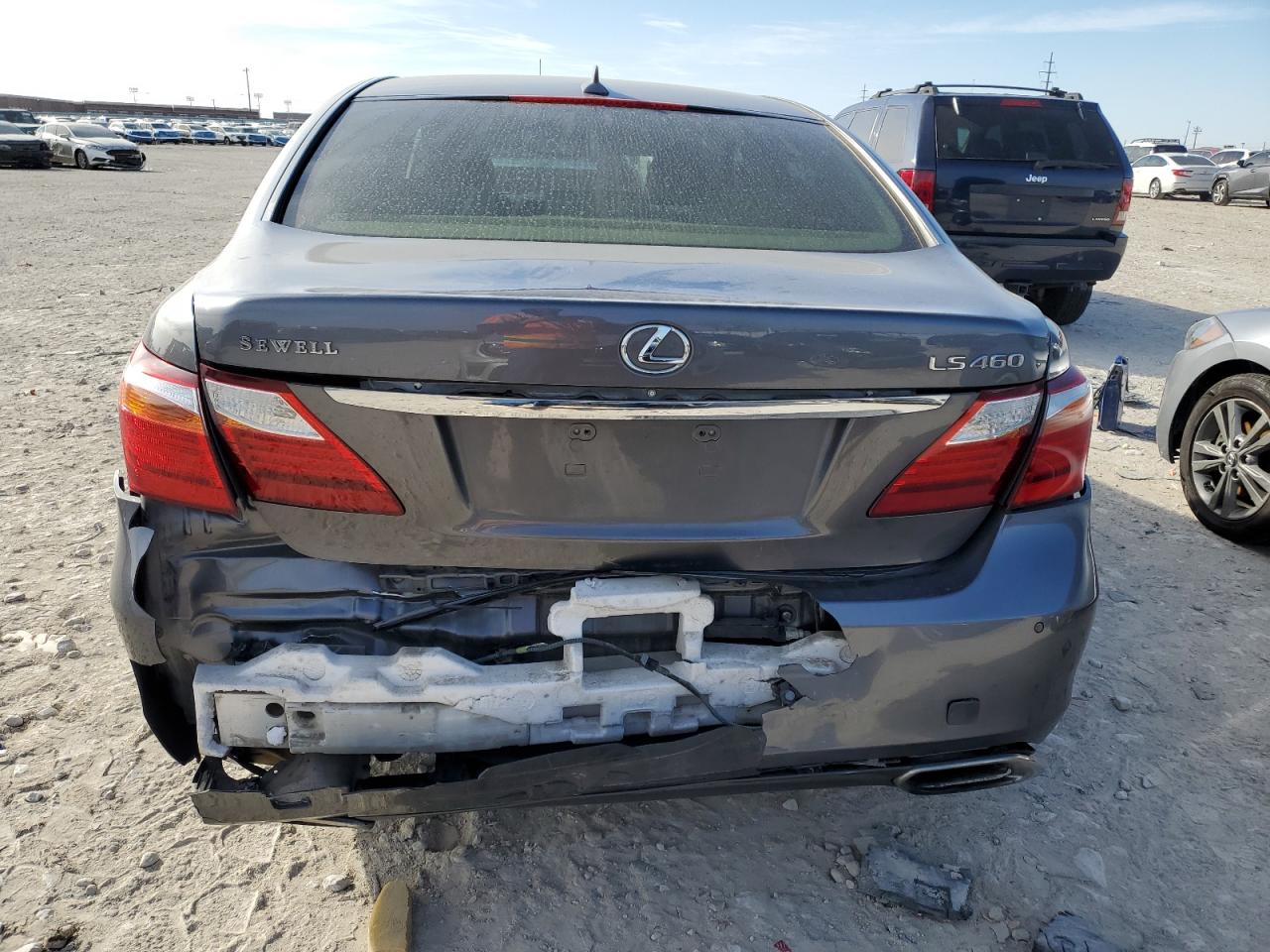2012 Lexus LS VIN JTHBL5EF6C5112950 Copart auction photo, rear end damage thumbnail 6