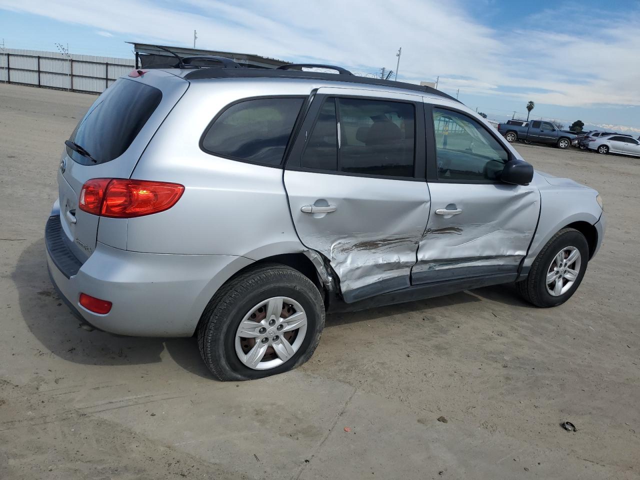 2009 Hyundai Santa Fe VIN 5NMSG13D69H300051 Copart auction photo, side damage thumbnail 3