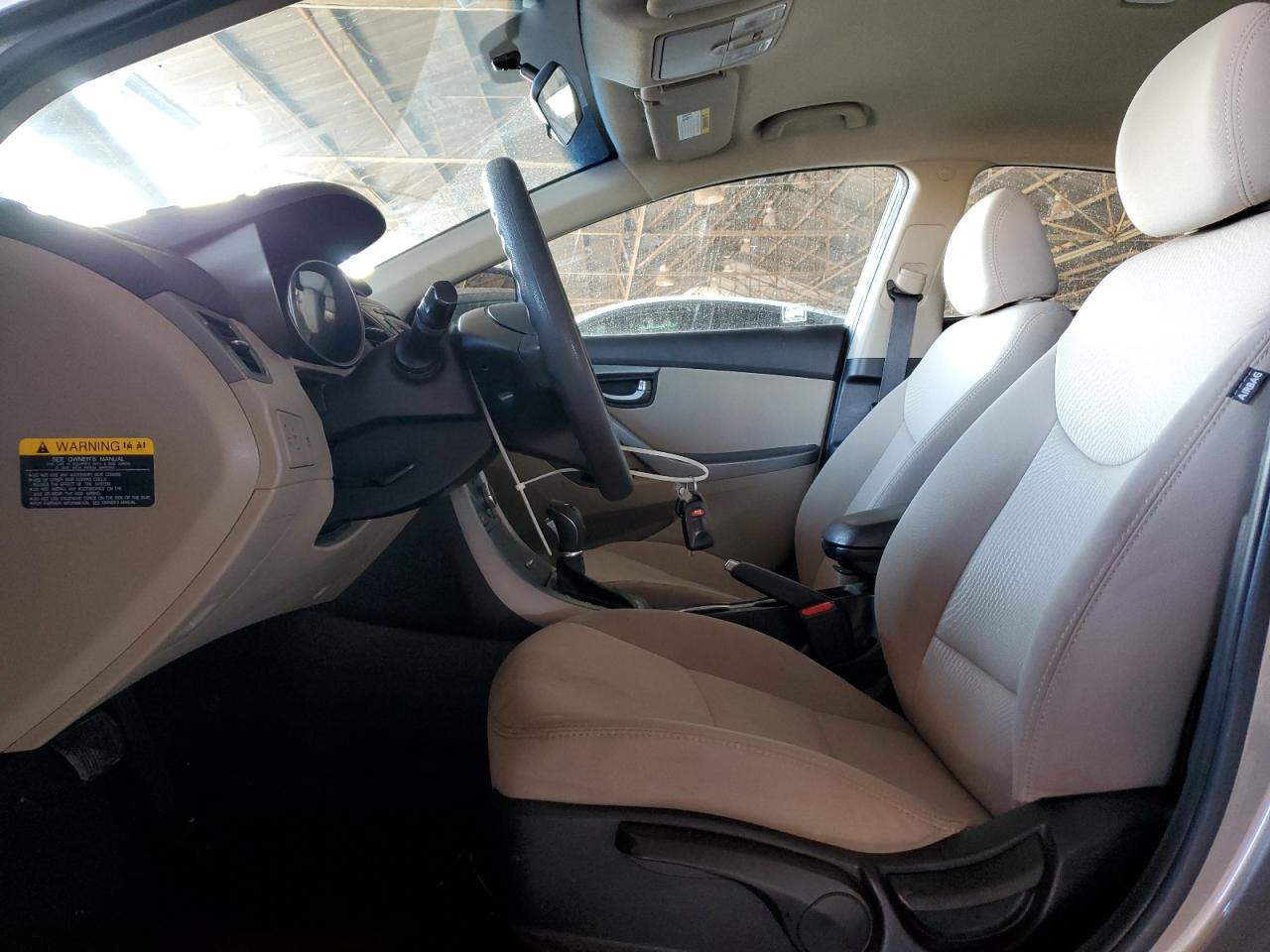 2014 Hyundai Elantra VIN 5NPDH4AE2EH461657 Copart auction photo, rear end / side damage thumbnail 7