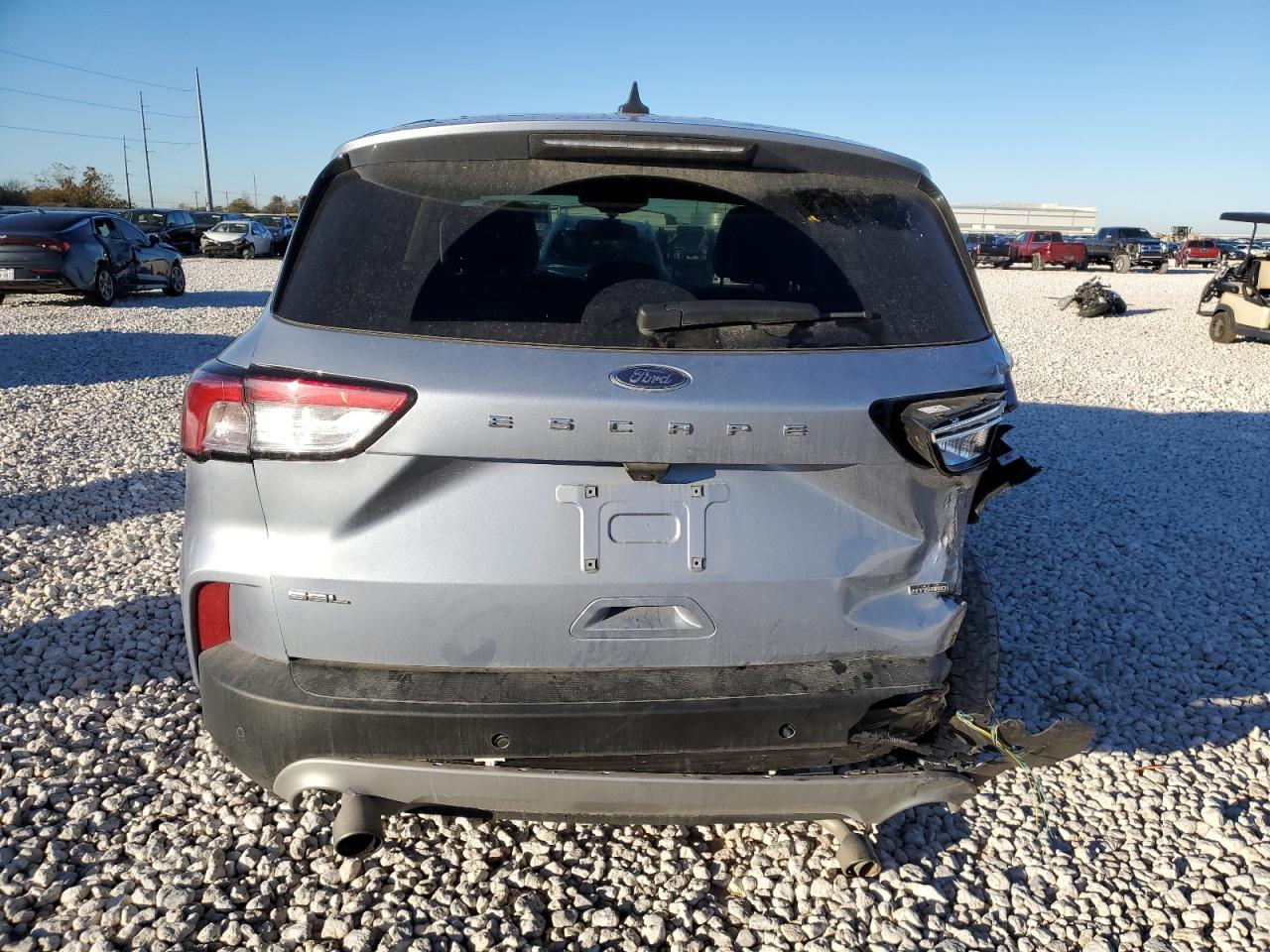2022 Ford Escape VIN 1FMCU0KZ9NUB80135 Copart auction photo, all over damage thumbnail 6