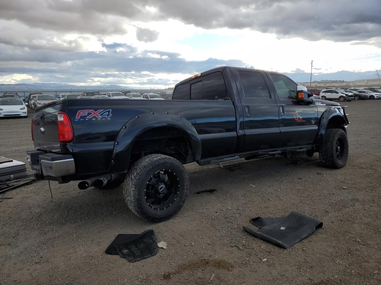 2014 Ford F350 VIN 1FT8W3BT6EEA96477 Copart auction photo, side damage thumbnail 3