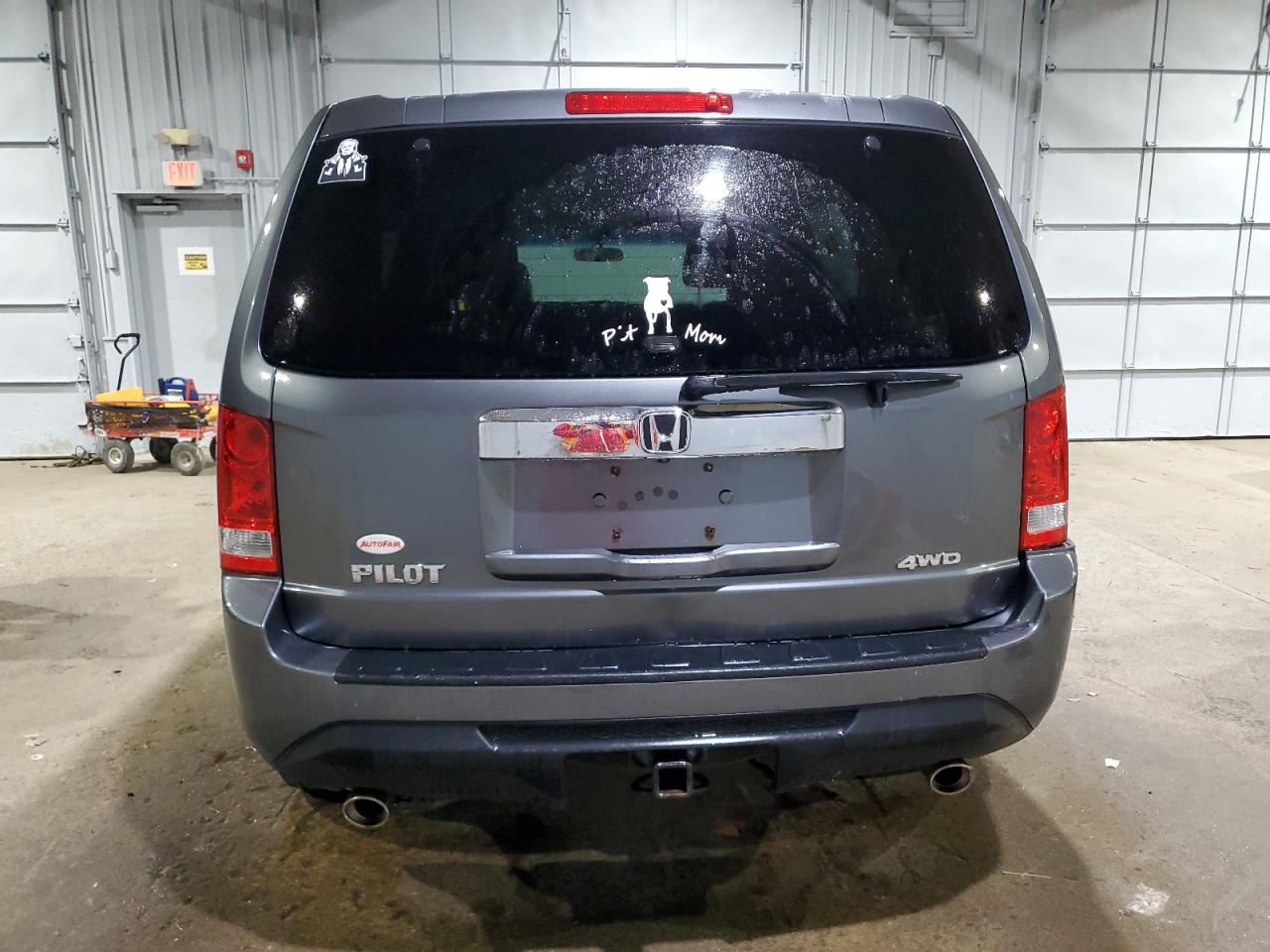 2013 Honda Pilot VIN 5FNYF4H45DB040033 Copart auction photo, side / minor dent/scratches damage thumbnail 6