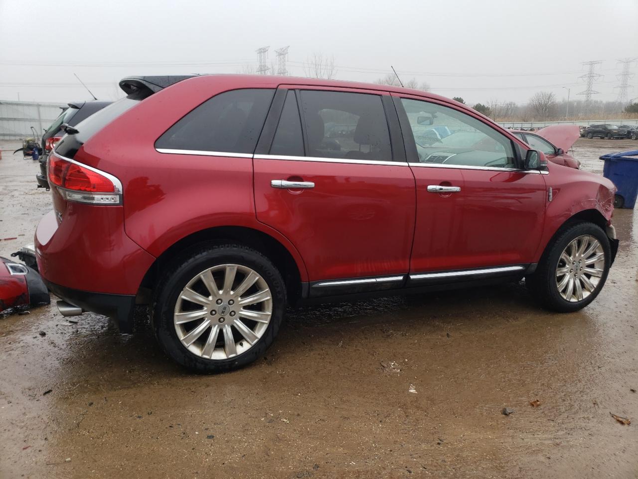 2013 Lincoln MKX VIN 2LMDJ8JK8DBL37940 Copart auction photo, front end damage thumbnail 3