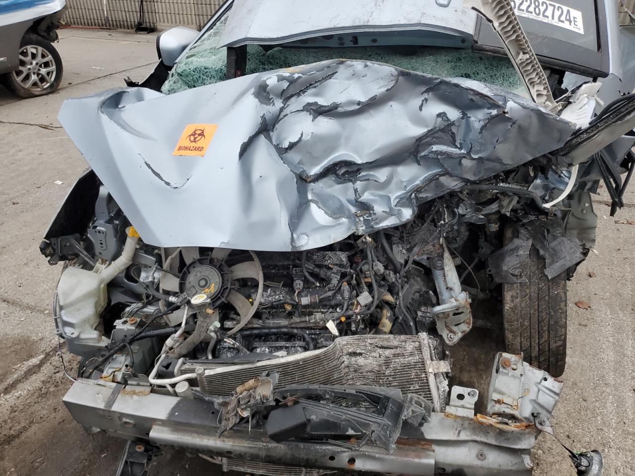 2012 Mazda 5 VIN JM1CW2DL3C0100075 Copart auction photo, all over damage thumbnail 13