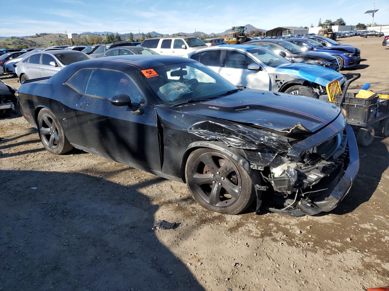 2014 Dodge Challenger VIN 2C3CDYBTXEH299592 Copart auction photo, front end damage thumbnail 4