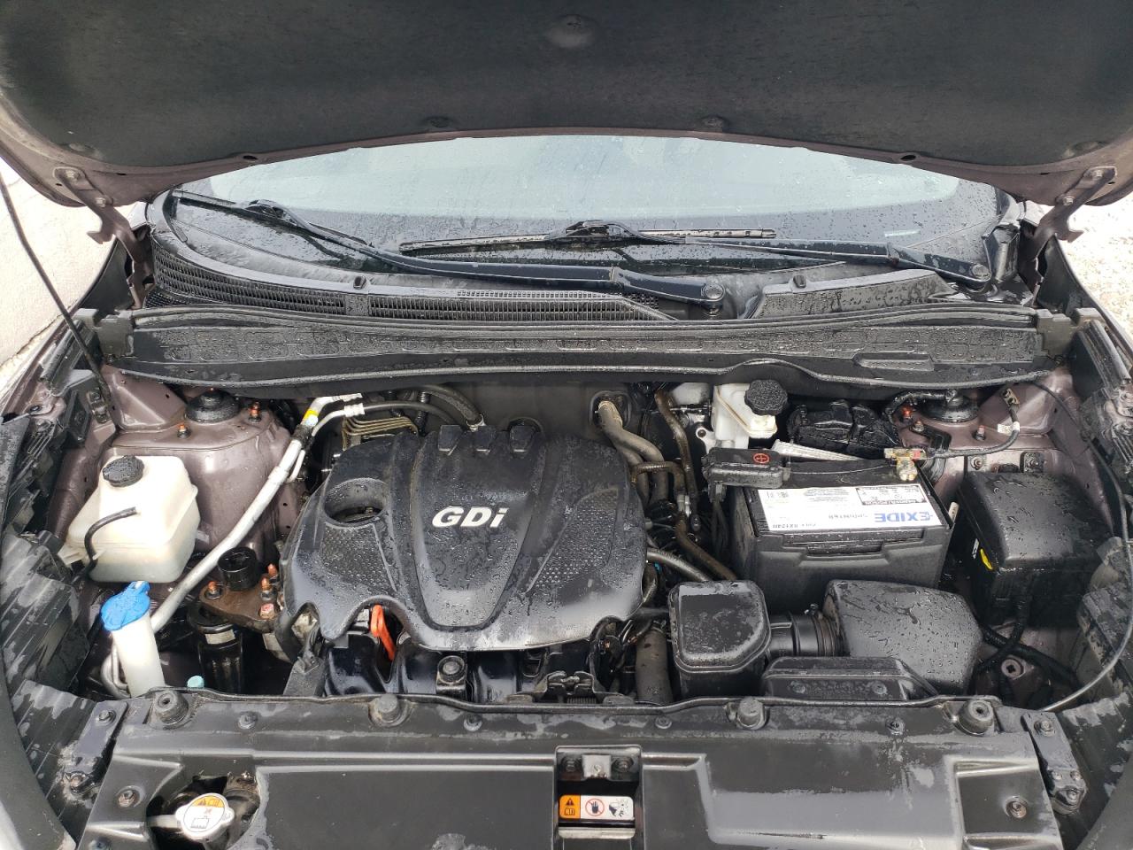 2015 Hyundai Tucson VIN KM8JUCAG8FU970956 Copart auction photo, side / front end damage thumbnail 12