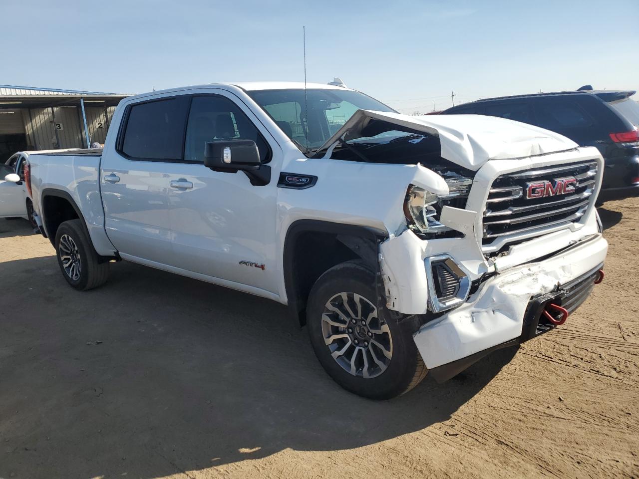 2021 GMC Sierra VIN 3GTP9EEL0MG393231 Copart auction photo, front end damage thumbnail 4