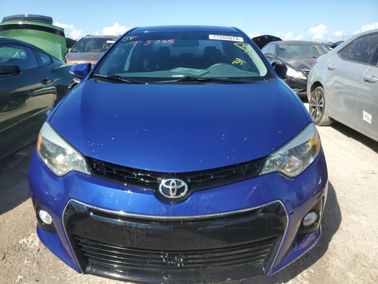2014 Toyota Corolla VIN 2T1BURHE3EC152739 Copart auction photo, water/flood damage thumbnail 5