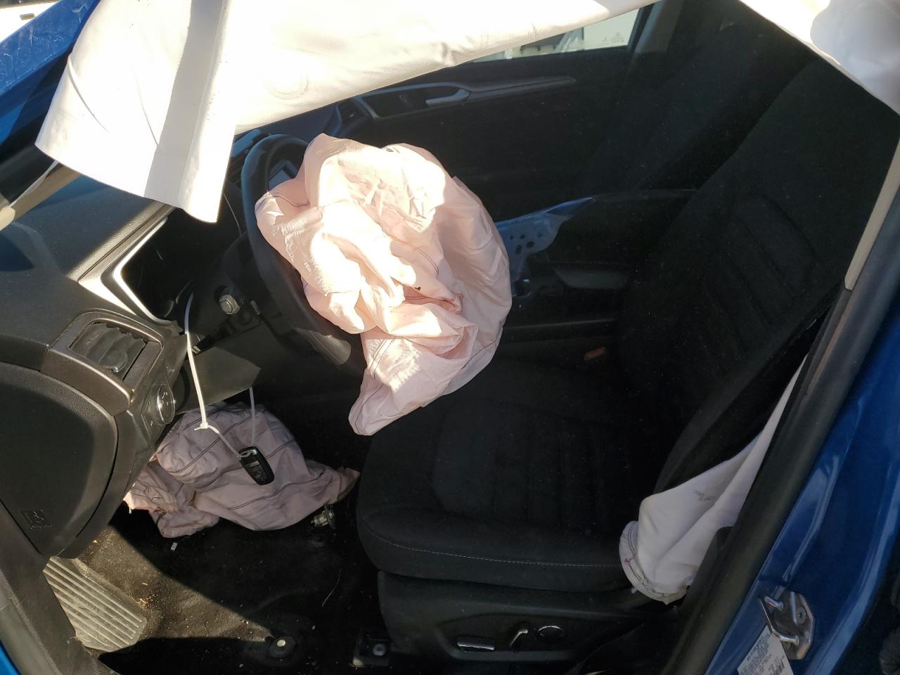 2019 Ford Fusion VIN 3FA6P0LU1KR277673 Copart auction photo, front end damage thumbnail 7