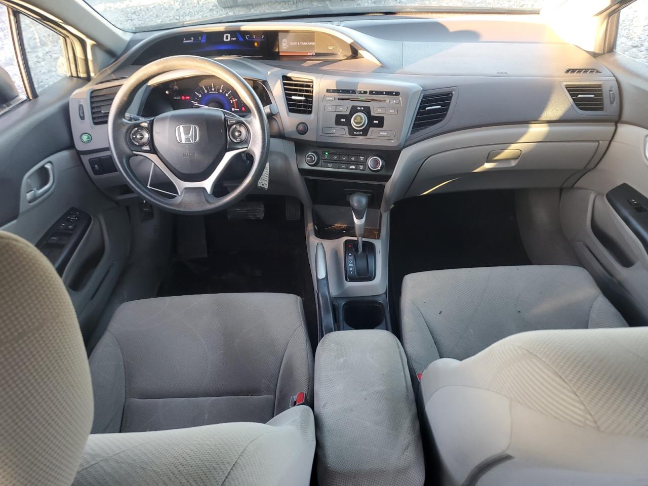 2012 Honda Civic VIN 2HGFB2F59CH309857 Copart auction photo, front end / rear end damage thumbnail 8