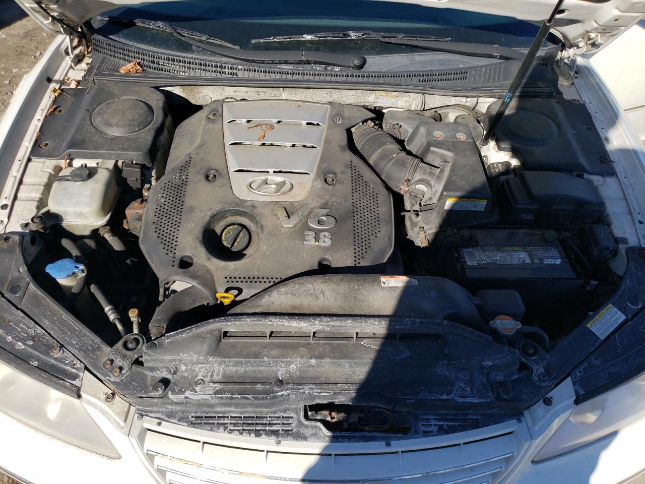 2006 Hyundai Azera VIN KMHFC46F66A090760 Copart auction photo, side damage thumbnail 12