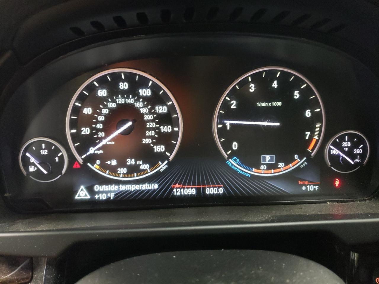 2014 BMW X5 VIN 5UXKR0C5XE0K47053 Copart auction photo, rear end damage thumbnail 9
