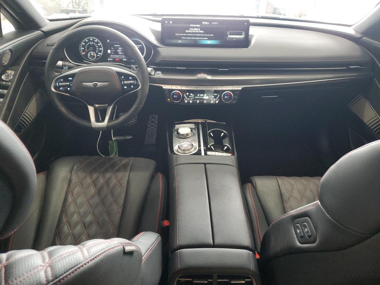 2024 Genesis G80 VIN KMTGB4SD9RU205369 Copart auction photo, rear end damage thumbnail 8