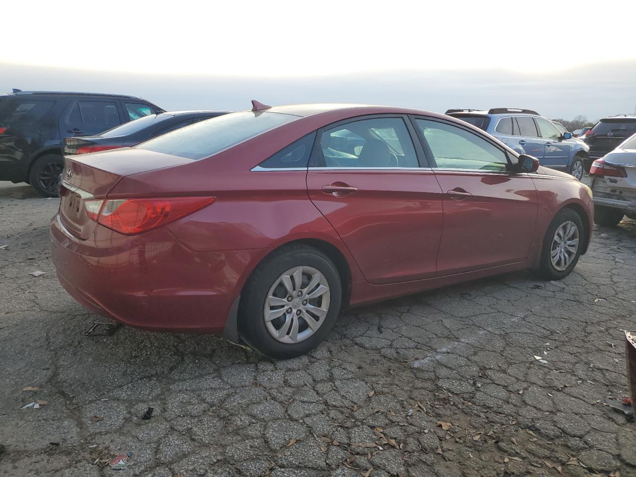 2011 Hyundai Sonata VIN 5NPEB4AC6BH244550 Copart auction photo, side damage thumbnail 3