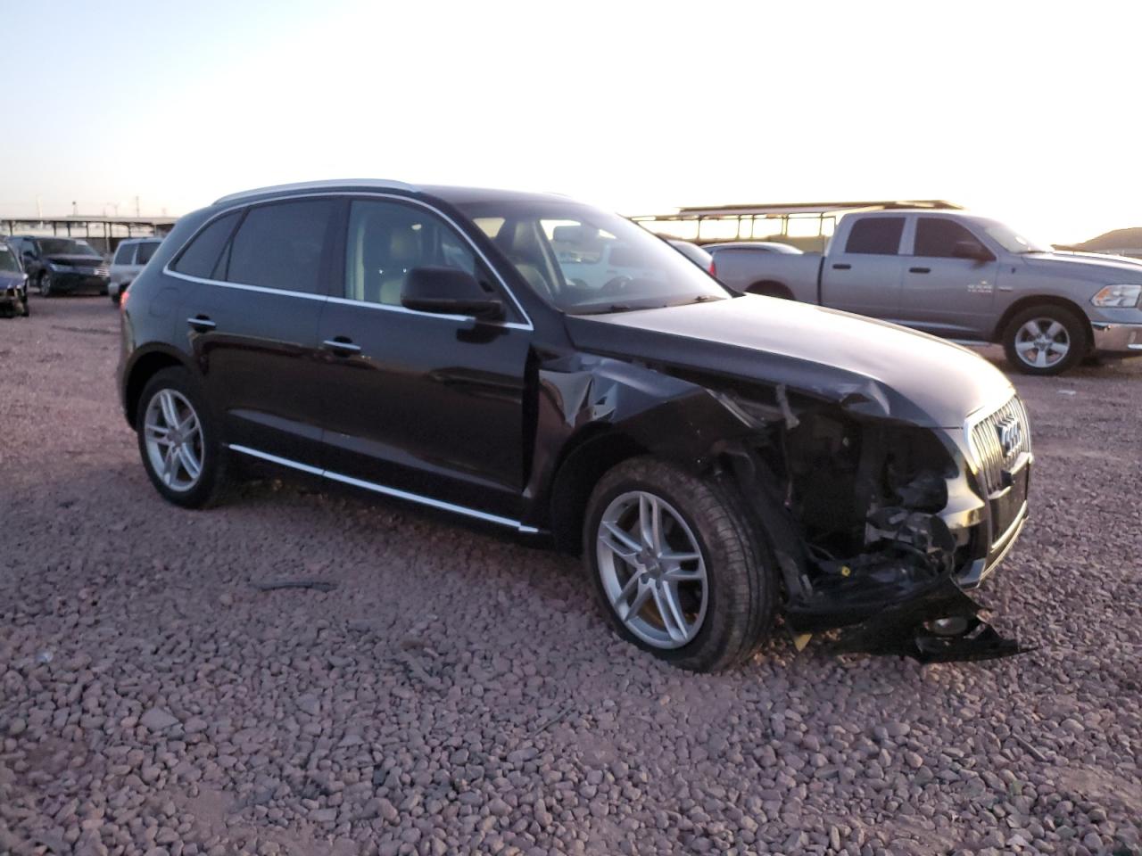 2015 Audi Q5 VIN WA1LFAFP3FA088786 Copart auction photo, front end / side damage thumbnail 4