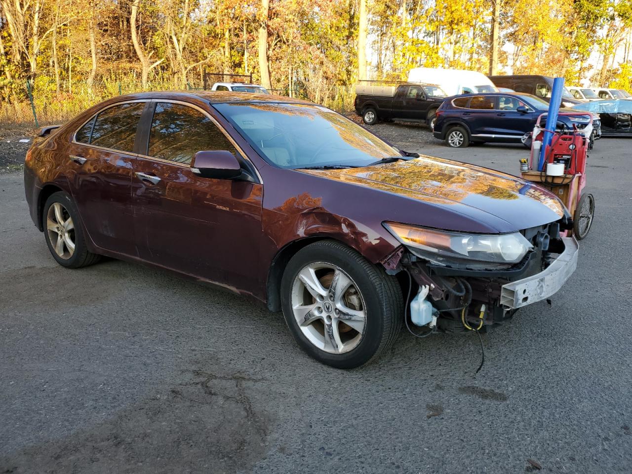2010 Acura TSX VIN JH4CU2F69AC043386 Copart auction photo, minor dent/scratches / all over damage thumbnail 4