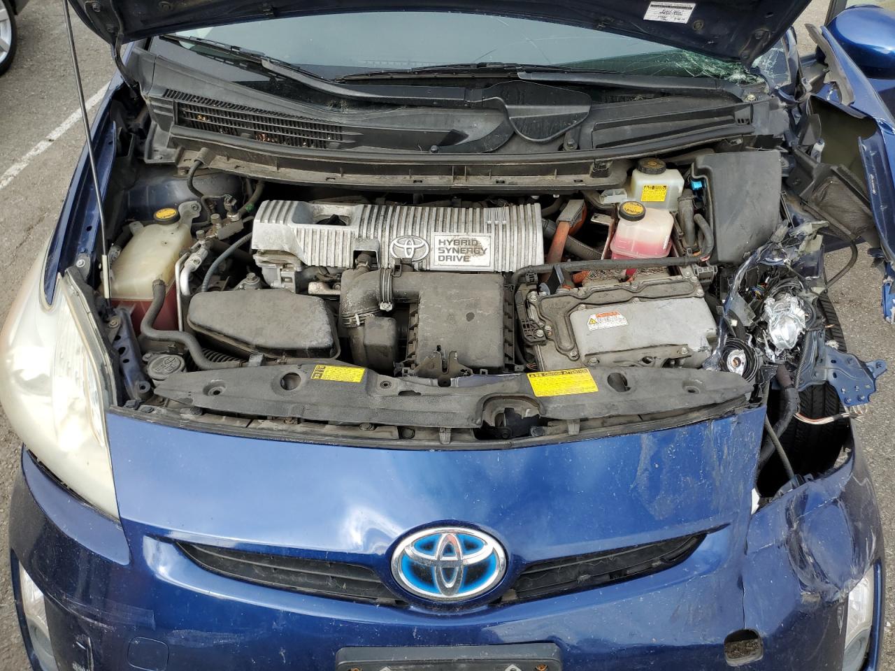 2010 Toyota Prius VIN JTDKN3DU3A0103228 Copart auction photo, front end / frame damage damage thumbnail 12